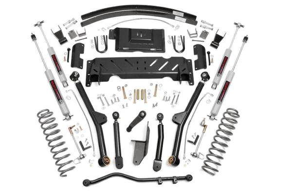 Rough Country - Rough Country - 4.5 Inch Lift Kit - Long Arm - RR AAL - NP231 - Jeep Cherokee XJ 4WD (84-01) | 68922 - Image 1