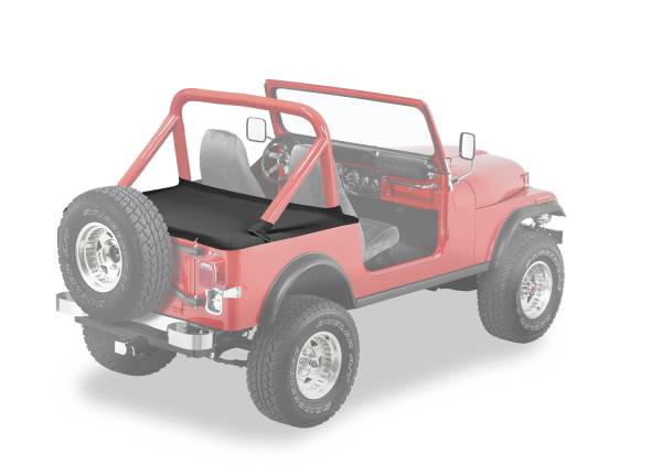 Bestop - Duster Deck Cover - Jeep '80-86 CJ7 / '87-91 Wrangler YJ (Supertop, Black Crush) | 90003-01 - Image 1