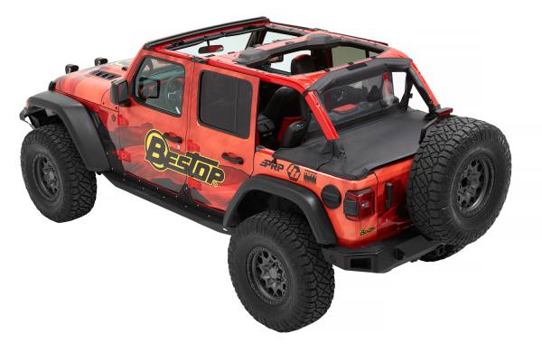 Bestop - Duster Deck Cover - Jeep '18-2023 Wrangler JL 4-Door (Black Diamond) | 90036-35 - Image 1