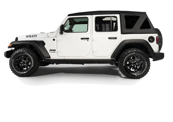 eTop Jeep 2018-26 Wrangler JL; 4-Door; 4XE (Squareback; Black) | 94200-17 - Image 1