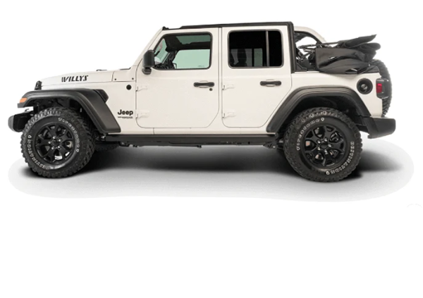 eTop Jeep 2018-26 Wrangler JL; 4-Door; 4XE (Fastback; Black) | 94300-17 - Image 1