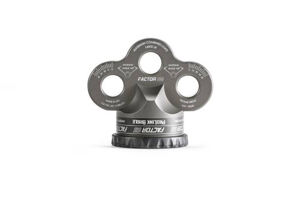 Factor 55 - PROLINK BRIDLE WINCH SHACKLE MOUNT -- GRAY | 00220-06 - Image 1