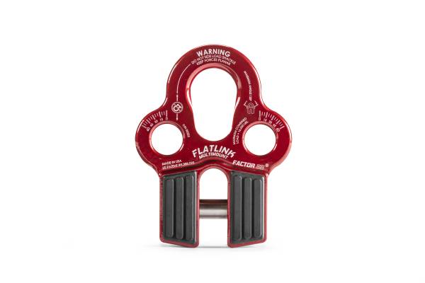 Factor 55 - FLATLINK MULTIMOUNT WINCH SHACKLE MOUNT -- RED | 00225-01 - Image 1