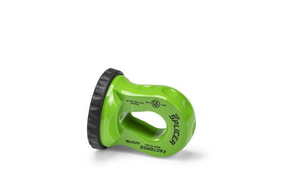 SPLICER 3/8-1/2" SYNTHETIC ROPE SPLICE-ON SHACKLE MOUNT -- GREEN | 00352-08 - Image 1
