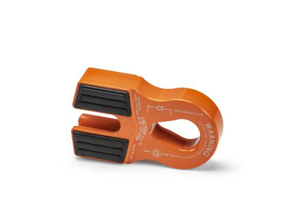 FLAT SPLICER 3/8-1/2" SYNTHETIC ROPE SPLICE-ON SHACKLE MOUNT -- ORANGE | 00375-07 - Image 1
