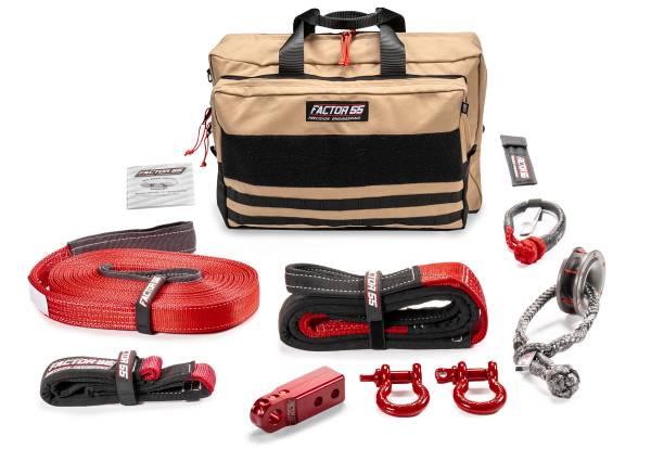 Factor 55 - SAWTOOTH WINCH ACCESSORY KIT (RED HITCHLINK AND LARGE BAG) | 00475-01-LARGE - Image 1