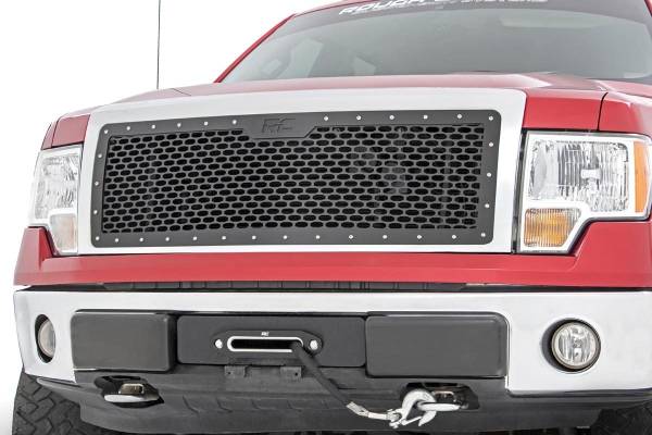 Rough Country - Rough Country - Mesh Grille - Ford F-150 2WD/4WD (2009-2014) | 70229 - Image 1