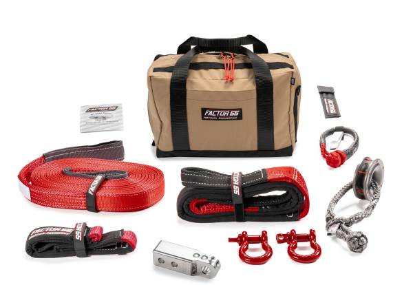 Factor 55 - SAWTOOTH WINCH ACCESSORY KIT (SILVER HITCHLINK AND MED BAG) | 00475-05-MEDIUM - Image 1