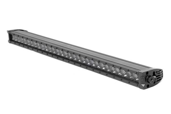 Rough Country - Rough Country - 30 Inch Black Series LED Light Bar - Single Row - Cool White DRL | 70730BLDRL - Image 1