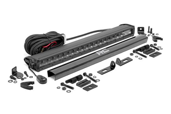Rough Country - Rough Country - LED Light Kit - Bumper Mount - 20 in. Black Single Row - Ford Ranger (19-23) | 70815 - Image 1