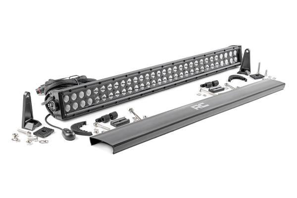 Rough Country - Rough Country - 30 Inch Black Series LED Light Bar - Dual Row | 70930BL - Image 1