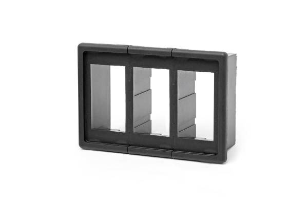 Rough Country - Rough Country - Auxiliary Switch Bezel - Triple | 709B-3 - Image 1