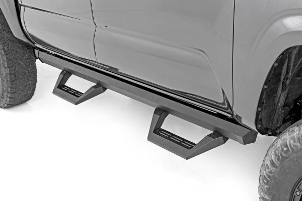 Rough Country - SRX2 Adj Aluminum Step - Double Cab - Toyota Tacoma 2WD/4WD (2005-2023) | 71000A - Image 1