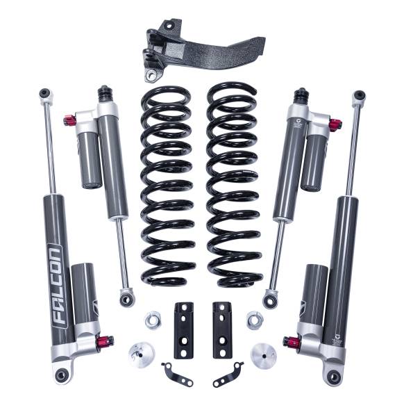2.5" Coil Spring Front Lift Kit W/Falcon 3.3 Shocks - Ford Super Duty Diesel 4WD 2020-2025 | 46-20255 - Image 1