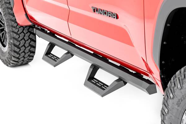 Rough Country - SRX2 Adj Aluminum Steps - CrewMax - Toyota Tundra 2WD/4WD (2022-2025) | 71070 - Image 1