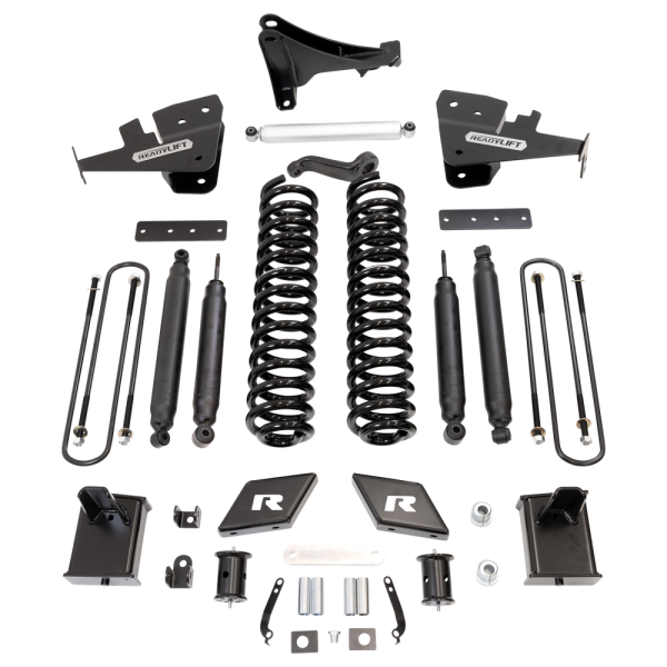 ReadyLift - 7" Coil Spring Lift Kit With SST3000 Shocks - Ford Super Duty Diesel F-250 Without Camper Spring Package 4WD 2017-2022 | 49-27700 - Image 1