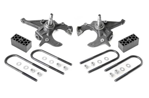 Rough Country - Rough Country - Lowering Kit - 2 Inch FR - 2.5 Inch RR - Chevy/GMC Blazer/S15 Jimmy/Sonoma 2WD | 724 - Image 1