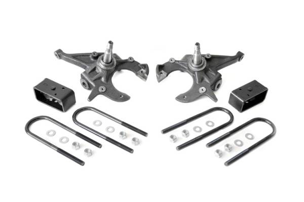Rough Country - Rough Country - Lowering Kit - 2 Inch FR - 3 Inch RR - Chevy/GMC Blazer/S15 Jimmy/Sonoma 2WD | 727 - Image 1