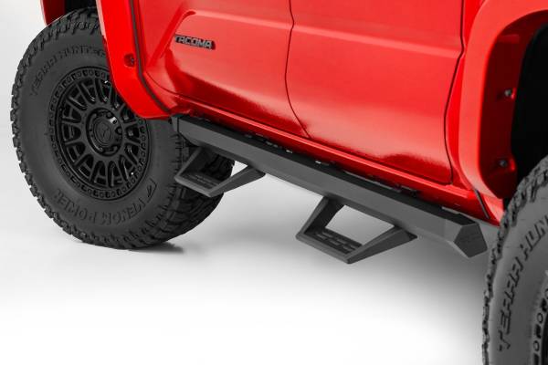 Rough Country - SRL2 Adjustable Aluminum Steps - Double Cab - Toyota Tacoma 2WD/4WD (24-25) | 73003 - Image 1