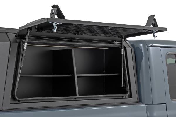 Rough Country - Bed Cap Side Shelf Storage Bin - Passengers Side - Jeep Gladiator JT (20-25) - 734055 - Image 1