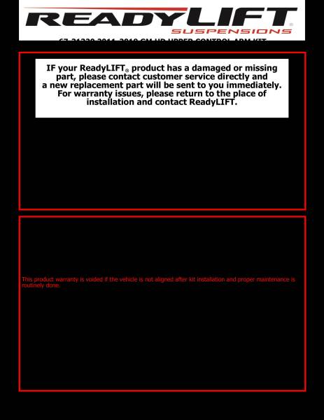 67-31320 – Xtreme-Duty Fabricated A-Arm Kit - GM Silverado / Sierra 2500HD/3500HD 2011-2019 - Image 1