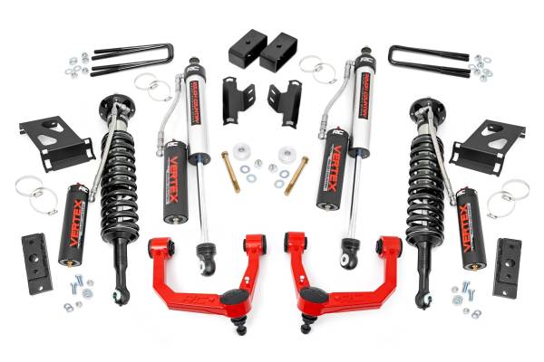 Rough Country - Rough Country - 3.5 Inch Lift Kit - UCA - Vertex - Toyota Tacoma 2WD/4WD (2005-2023) | 74250RED - Image 1