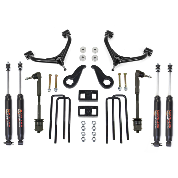 ReadyLift - 3.5''F / 2''R SST Lift Kit- GM Silverado / Sierra 3500HD SRW-Tow & DRW W/ SST3000 Shocks 2011-2019 | 69-3522 - Image 1