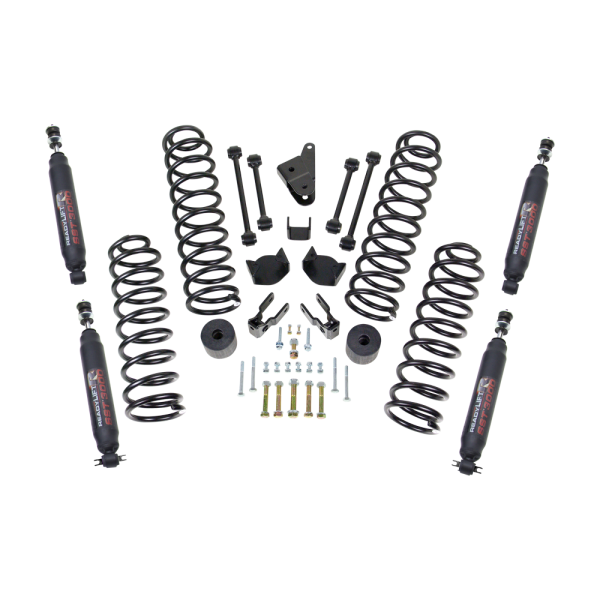 4" Coil Spring Lift Kit With SST3000 Shocks - Jeep JK Wrangler 4WD 2007-2018 | 69-6401 - Image 1