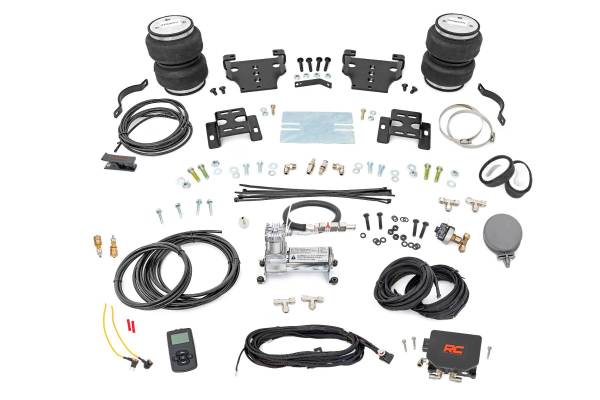 Rough Country - Rough Country - Air Spring Kit w/compressor - Wireless Controller - 0-6 in. Lift - Chevy/GMC 2500HD (01-10) | 10006WC - Image 1