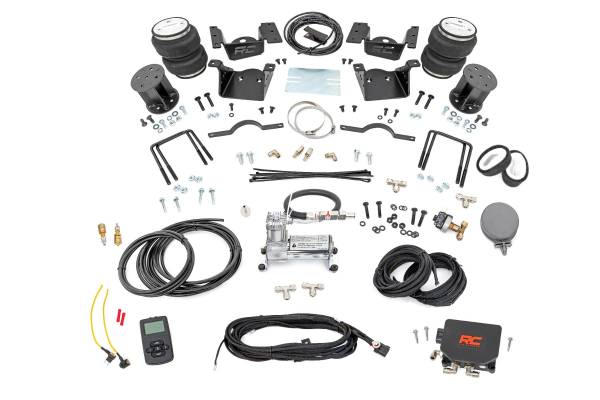 Rough Country - Air Spring Kit w/compressor - Wireless Controller - 7.5 Inch Lift Kit - Chevy/GMC 2500HD/3500HD (11-19) | 100074WC - Image 1