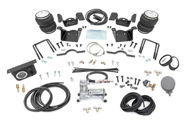 Rough Country - Rough Country - Air Spring Kit w/compressor - 0-7.5 in. Lift - Chevy/GMC 2500HD/3500HD (11-19) | 10007C - Image 1