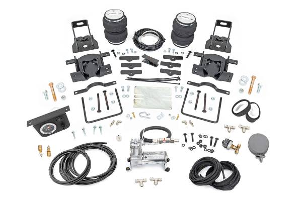 Rough Country - Rough Country - Air Spring Kit w/compressor - Ford F-250/F-350 Super Duty 4WD (2005-2016) | 10023C - Image 1