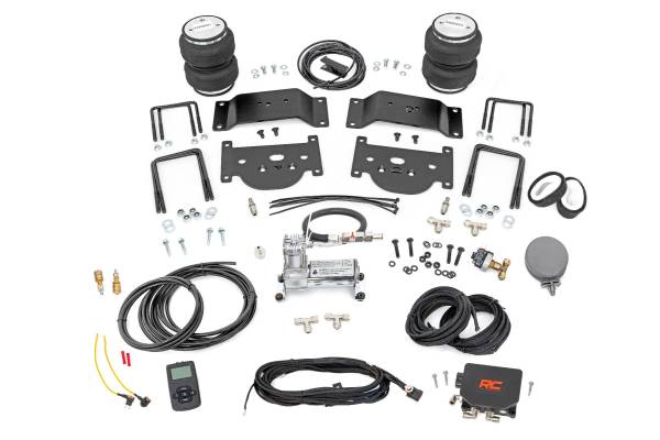 Rough Country - Rough Country - Air Spring Kit w/compressor - Wireless Controller - 0-6 in. Lifts - Toyota Tundra (07-21) | 10024WC - Image 1