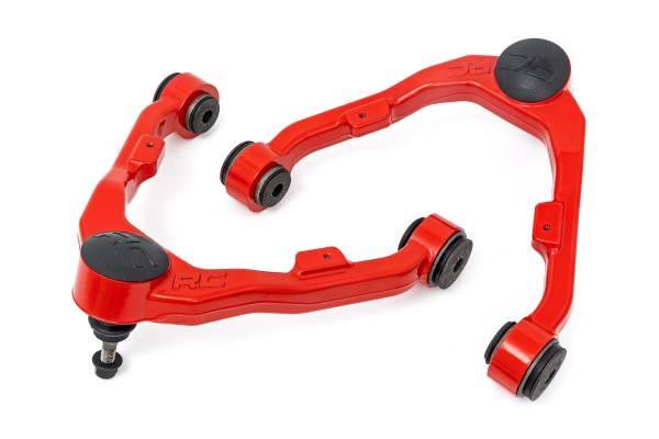 Rough Country - Red Forged Upper Control Arms - OE Upgrade - Chevy/GMC 1500 (99-06 & Classic) | 10026RED - Image 1