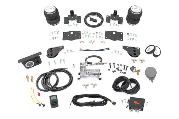 Rough Country - Rough Country - Air Spring Kit w/compressor - Wireless Controller - Stock Height - Ram 1500 (10-18 & Classic) | 10032WC - Image 1