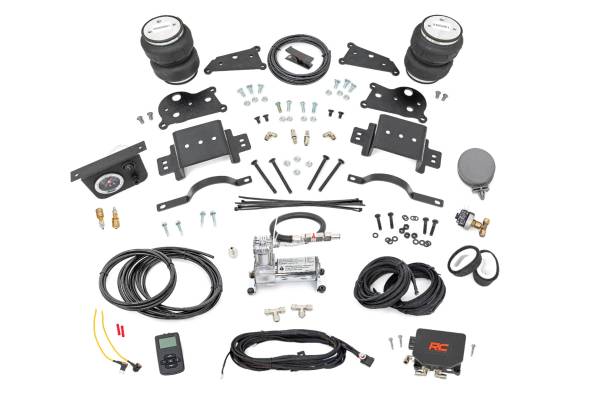 Rough Country - Air Spring Kit w/compressor - Wireless Controller - 4 Inch Lift Kit - Ram 2500 (14-25) | 10033WC - Image 1