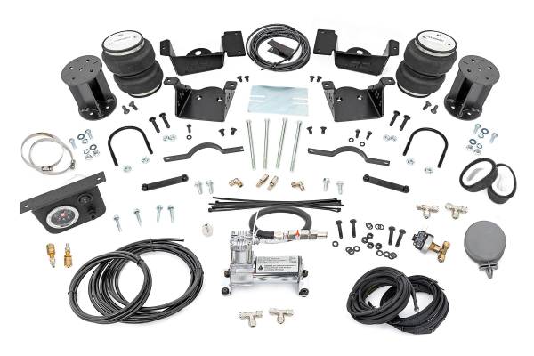Rough Country - Air Spring Kit w/compressor - 7 Inch Lift Kit - Chevy/GMC 2500HD/3500HD (20-25) | 100347C - Image 1