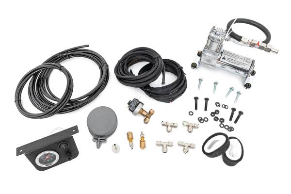 Rough Country - Onboard Air Bag Compressor Kit w/Gauge | 10100 - Image 1