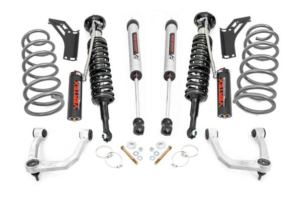 Rough Country - 3 Inch Lift Kit - Upper Control Arms - RR Coils - Vertex/V2 Struts - Toyota 4Runner (10-24) | 76658 - Image 1