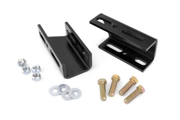 Rough Country - Rough Country - Sway Bar Drop Brackets - FR - 2-6 in. - Chevy/GMC C10/K10 Truck & SUV/K5 Blazer (69-91) | 1019 - Image 1
