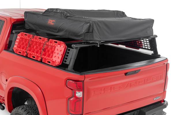 Rough Country - Rough Country - Bed Rack - Half Rack - Aluminum - Chevy Silverado 1500 2WD/4WD (2019-2025 & Classic) | 10204 - Image 1