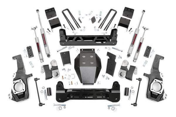 Rough Country - 5 Inch Lift Kit - NTD - Chevy/GMC 2500HD/3500HD 4WD (20-25) | 10230A - Image 1