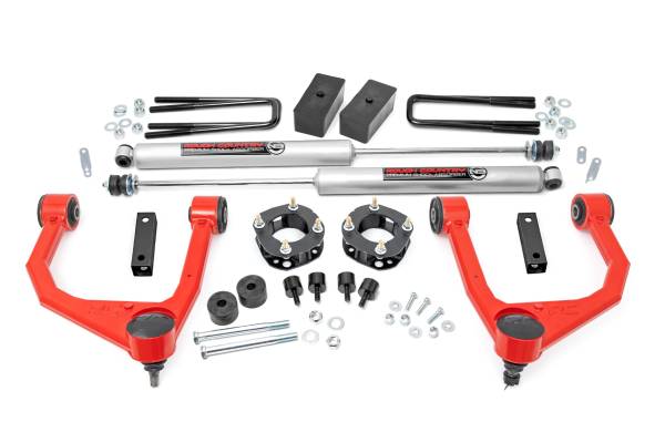 Rough Country - 3.5 Inch Lift Kit - Toyota Tundra 2WD/4WD (2007-2021) | 76830RED - Image 1