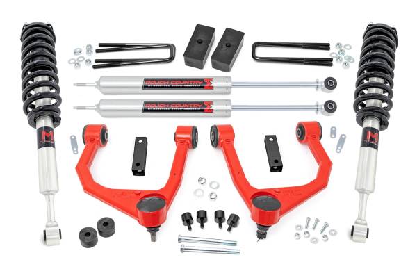 Rough Country - Rough Country - 3.5 Inch Lift Kit - M1 Struts/M1 - Toyota Tundra 2WD/4WD (2007-2021) | 76840RED - Image 1