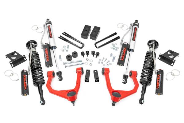Rough Country - Rough Country - 3.5 Inch Lift Kit - Vertex - Toyota Tundra 4WD (2007-2021) | 76850RED - Image 1