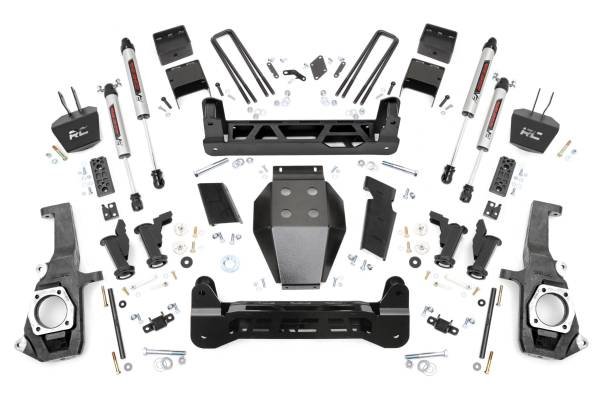 Rough Country - Rough Country - 7.5 Inch Lift Kit - Torsion Drop - V2 - Chevy/GMC 2500HD/3500HD (11-19) | 10470 - Image 1