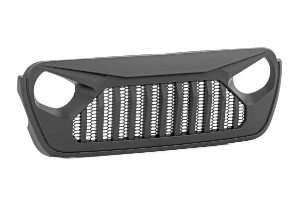 Rough Country - Rough Country - Replacement Grille - Angry Eyes - Jeep Gladiator JT/Wrangler JL 4WD (18-25) | 10496 - Image 1