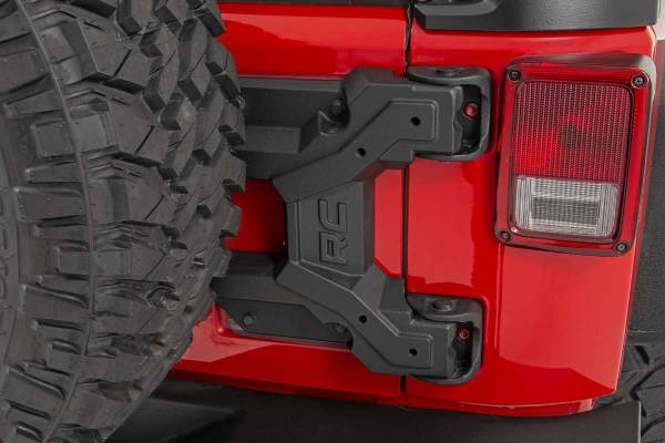Rough Country - Heavy Duty Tire Carrier - Jeep Wrangler JK/Wrangler Unlimited (2007-2018) | 10523 - Image 1