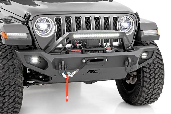 Rough Country - Front Winch Bumper - Jeep Gladiator JT/Wrangler JK & JL/Wrangler Unlimited | 10585 - Image 1