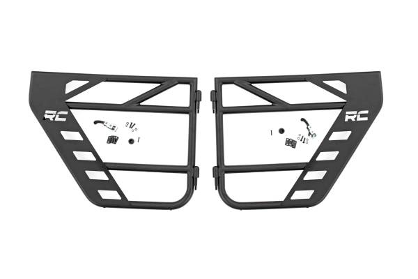 Rough Country - Rough Country - Tubular Doors - Rear - Jeep Wrangler JK/Wrangler Unlimited (2007-2018) | 10587 - Image 1